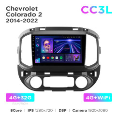Radio samochodowe Teyes CC3L 4+32 Gb Chevrolet Colorado 2 2014-2022 9"