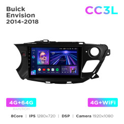 Radio samochodowe Teyes CC3L 4+64 Gb Buick Envision 2014-2018 10"