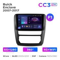 Radio samochodowe Teyes CC3 2k 6+128 Gb 360° Buick Enclave 2014-2018 (F1) 9"
