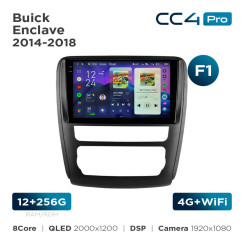 Radio samochodowe Teyes CC4 Pro 2k 12+256 Gb Buick Enclave 2014-2018 (F1) 9"