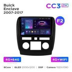 Radio samochodowe Teyes CC3 2k 4+64 Gb Buick Enclave 2009-2013 (F2) 9"