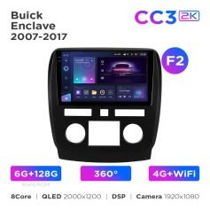 Radio samochodowe Teyes CC3 2k 6+128 Gb 360° Buick Enclave 2009-2013 (F2) 9"