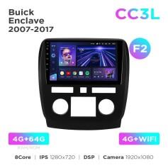 Radio samochodowe Teyes CC3L 4+64 Gb Buick Enclave 2009-2013 (F2) 9"