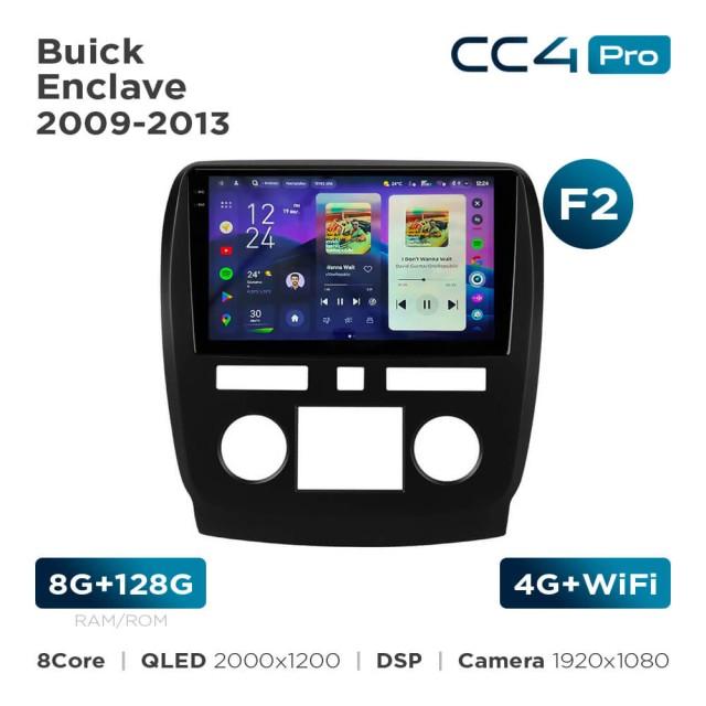 Radio samochodowe Teyes CC4 Pro 2k 8+128 Gb Buick Enclave 2009-2013 (F2) 9"
