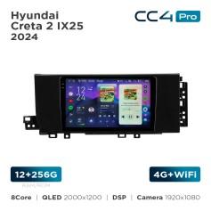 Radio samochodowe Teyes CC4 Pro 2k 12+256 Gb Hyundai Creta 2 IX25 2024 9"