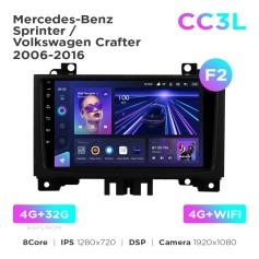 Radio samochodowe Teyes CC3L 4+32 Gb Mercedes-Benz Sprinter / Volkswagen Crafter 2006-2016 (F2) 9"