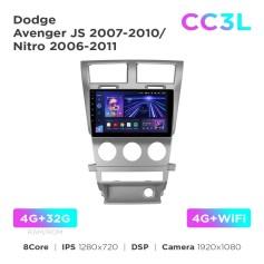 Radio samochodowe Teyes CC3L 4+32 Gb Dodge Avenger JS 2007-2010 / Nitro 2006-2011 9"
