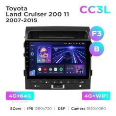 Radio samochodowe Teyes CC3L 4+64 Gb Toyota Land Cruiser 200 11 2007-2015 (F3) (B) 10"