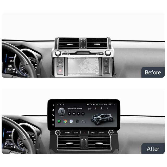Radio samochodowe Teyes LUX ONE 4+32 Gb Toyota Land Cruiser Prado 150 2013-2017 (F2) 12.3"