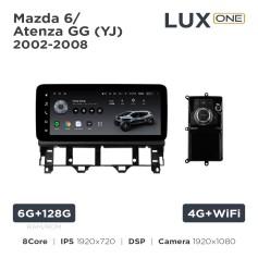 Radio samochodowe Teyes LUX ONE 6+128 Gb Mazda 6 / Atenza GG (YJ) 2002-2008 12.3"
