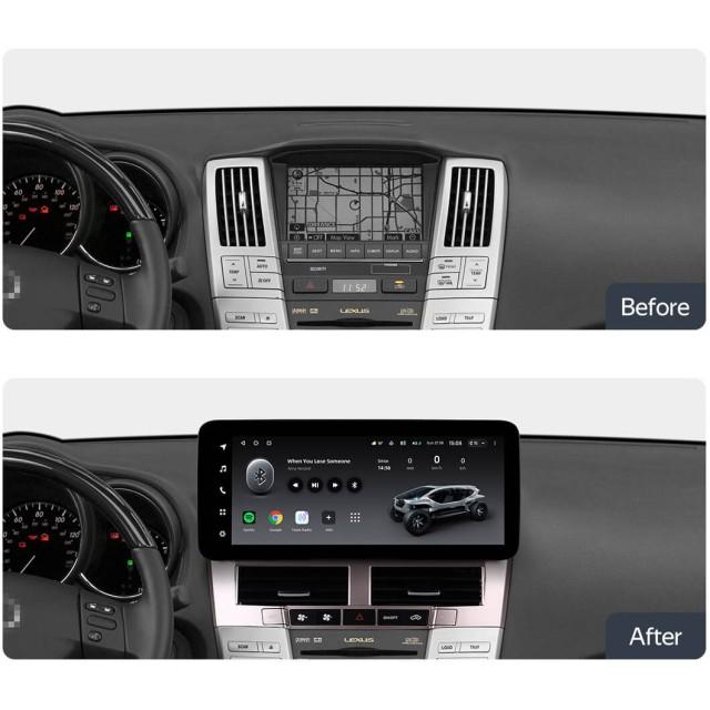 Radio samochodowe Teyes LUX ONE 4+32 Gb Lexus RX300 RX330 RX350 RX400H 2 2003-2009 / Toyota Harrier XU30 2 2003-2013 (B) 12.3"
