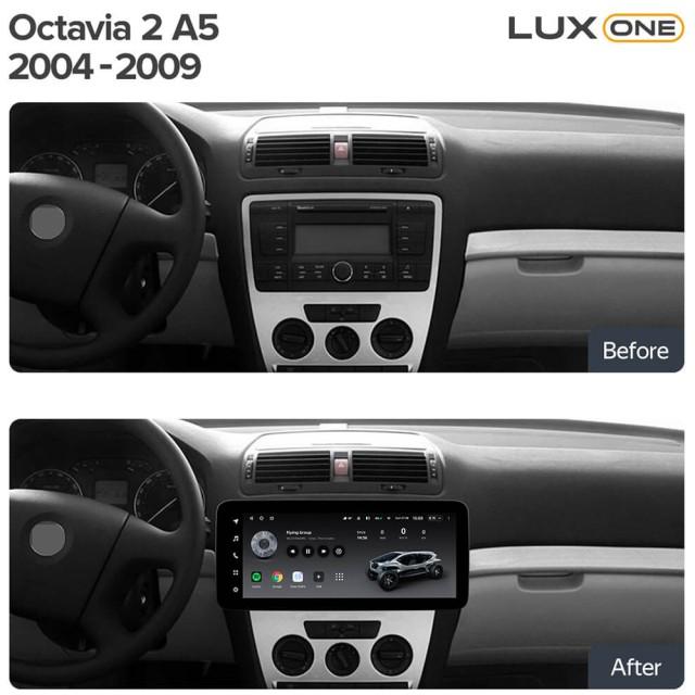 Radio samochodowe Teyes LUX ONE 6+128 Gb Volkswagen Bora, Golf 6, Passat, Scirocco, Sharan, Touran / Skoda Octavia, Fabia 2 (YJ) 2003-2016 12.3"