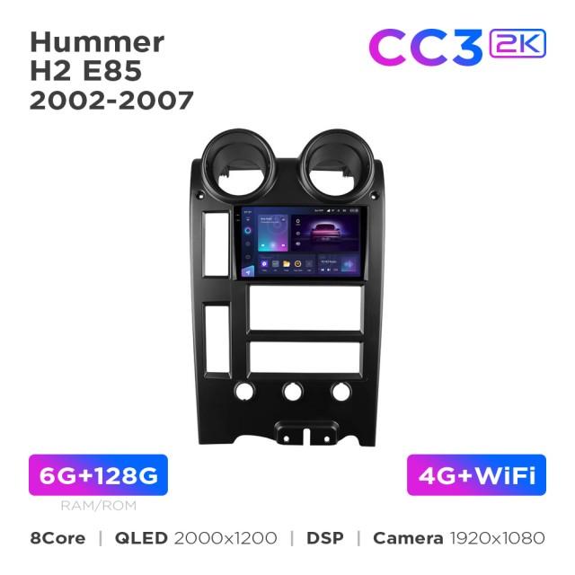 Radio samochodowe Teyes CC3 2k 6+128 Gb Hummer H2 E85 2002-2007 9"