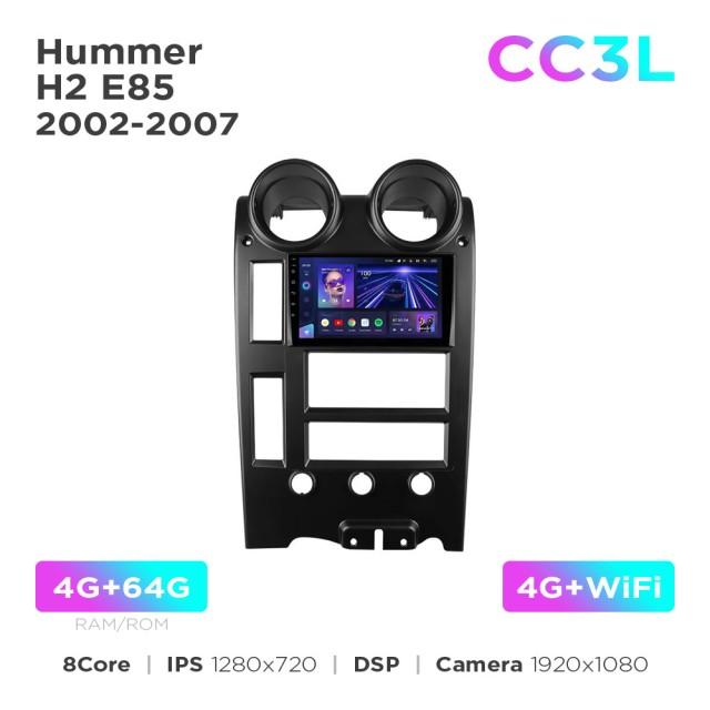 Radio samochodowe Teyes CC3L 4+64 Gb Hummer H2 E85 2002-2007 9"