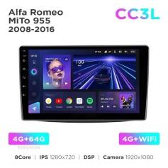 Radio samochodowe Teyes CC3L 4+64 Gb Alfa Romeo MiTo 955 2008-2016 9"