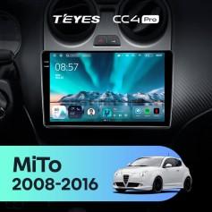 Radio samochodowe Teyes CC4 Pro 2k 12+256 Gb Alfa Romeo MiTo 955 2008-2016 9"