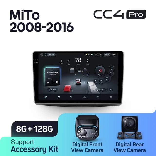 Radio samochodowe Teyes CC4 Pro 2k 8+128 Gb Alfa Romeo MiTo 955 2008-2016 9"