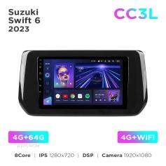 Radio samochodowe Teyes CC3L 4+64 Gb Suzuki Swift 6 2023 9"
