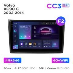 Radio samochodowe Teyes CC3 2k 4+64 Gb Volvo XC90 C 2002-2014 (F2) 10"