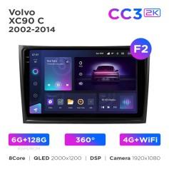Radio samochodowe Teyes CC3 2k 6+128 Gb 360° Volvo XC90 C 2002-2014 (F2) 10"