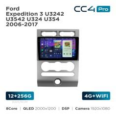 Radio samochodowe Teyes CC4 Pro 2k 12+256 Gb Ford Expedition 3 U3242 U3542 U324 U354 2006-2017 9"