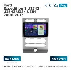 Radio samochodowe Teyes CC4 Pro 2k 8+128 Gb Ford Expedition 3 U3242 U3542 U324 U354 2006-2017 9"