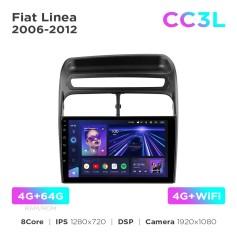 Radio samochodowe Teyes CC3L 4+64 Gb Fiat Linea 2006-2012 9"