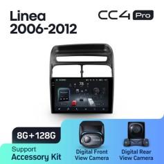 Radio samochodowe Teyes CC4 Pro 2k 8+128 Gb Fiat Linea 2006-2012 9"