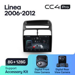 Radio samochodowe Teyes CC4 Pro 2k 8+128 Gb Fiat Linea 2006-2012 9"