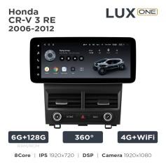 Radio samochodowe Teyes LUX ONE 6+128 Gb 360° Honda CR-V 3 RE 2006-2012 12.3"