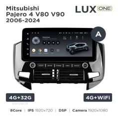 Radio samochodowe Teyes LUX ONE 4+32 Gb Mitsubishi Pajero 4 V80 V90 2006-2024 (A) 12.3"