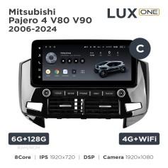 Radio samochodowe Teyes LUX ONE 6+128 Gb Mitsubishi Pajero 4 V80 V90 2006-2024 (C) 12.3"
