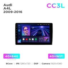 Radio samochodowe Teyes CC3L 4+64 Gb Audi A4L 2009-2016 10"