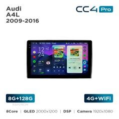 Radio samochodowe Teyes CC4 Pro 2k 8+128 Gb Audi A4L 2009-2016 10"