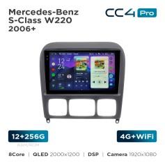 Radio samochodowe Teyes CC4 Pro 2k 12+256 Gb Mercedes-Benz S-Class W220 2006+ Black 9"