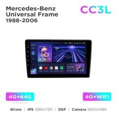 Radio samochodowe Teyes CC3L 4+64 Gb Mercedes-Benz Universal Frame 1998-2006 9"