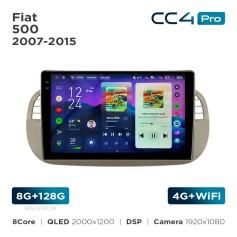 Radio samochodowe Teyes CC4 Pro 2k 8+128 Gb Fiat 500 2007-2015 Beige 9"