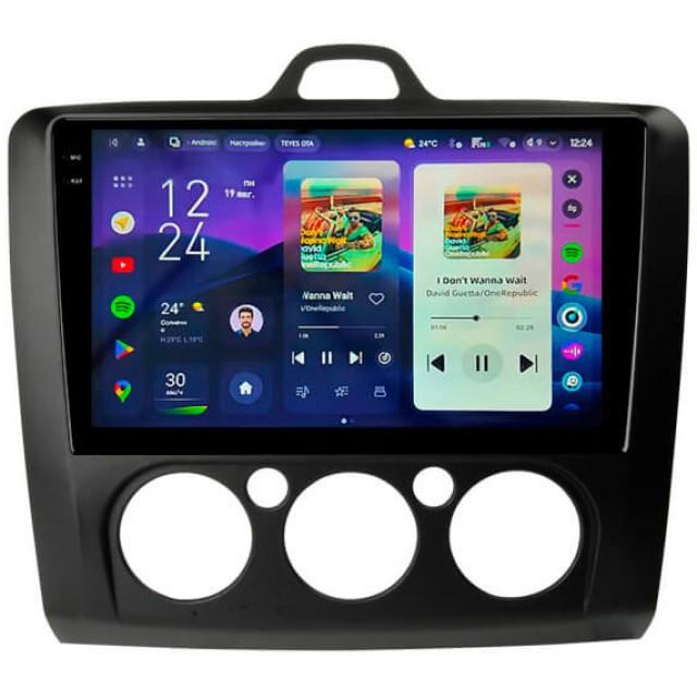 Radio samochodowe Teyes CC4 Pro 2k 12+256 Gb Ford Focus 2004-2014 MT AC Black 9"
