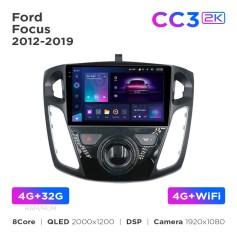 Radio samochodowe Teyes CC3 2k 4+32 Gb Ford Focus 2012-2019 9"