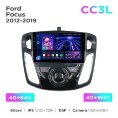Radio samochodowe Teyes CC3L 4+64 Gb Ford Focus 2012-2019 9"