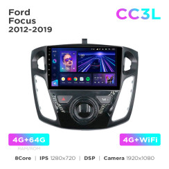 Radio samochodowe Teyes CC3L 4+64 Gb Ford Focus 2012-2019 9"