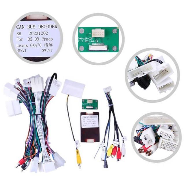 Radio samochodowe Teyes CC3 2k 4+32 Gb Toyota Land Cruiser Prado 120 / Lexus GX470 J120 2002-2009 9"