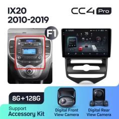 Radio samochodowe Teyes CC4 Pro 2k 8+128 Gb Hyundai IX20 2010-2019 (F1) 9"