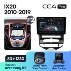 Radio samochodowe Teyes CC4 Pro 2k 8+128 Gb Hyundai IX20 2010-2019 (F2) 9"