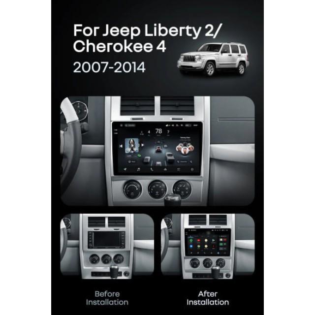 Radio samochodowe Teyes CC4 Pro 2k 8+128 Gb Jeep Liberty 2 KK 2007-2012 / Cherokee 4 KK 2007-2014 10"